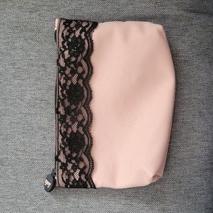 Taking Down 5/6 Pink Lace Ipsy Makeup Bag FWP